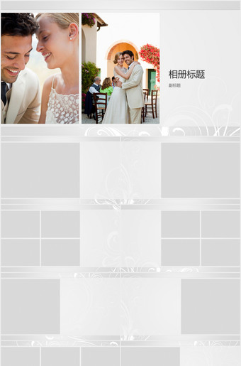 电子相册框架背景ppt素材