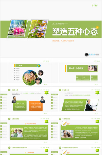 员工在职培训之 塑造五种心态ppt课件