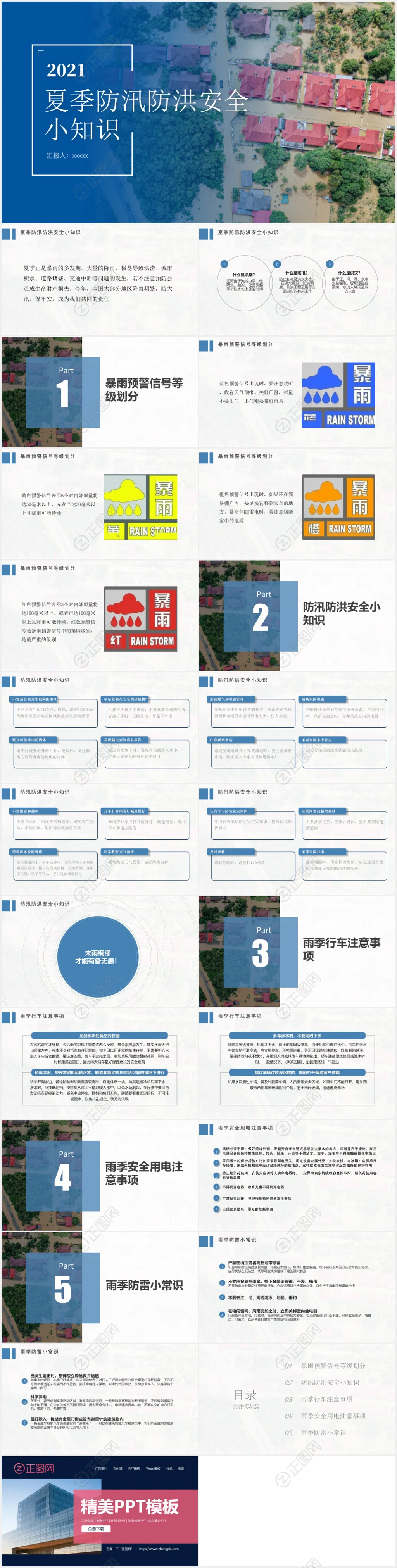 夏季防汛防洪安全知识宣传ppt课件 夏季防汛防洪安全知识宣传ppt课件
