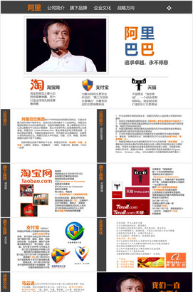 阿里巴巴公司介绍PPT课件下载