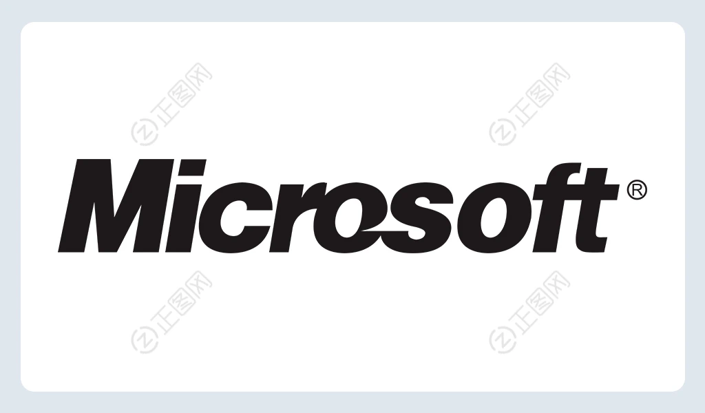 Microsoft微软logo矢量图下载