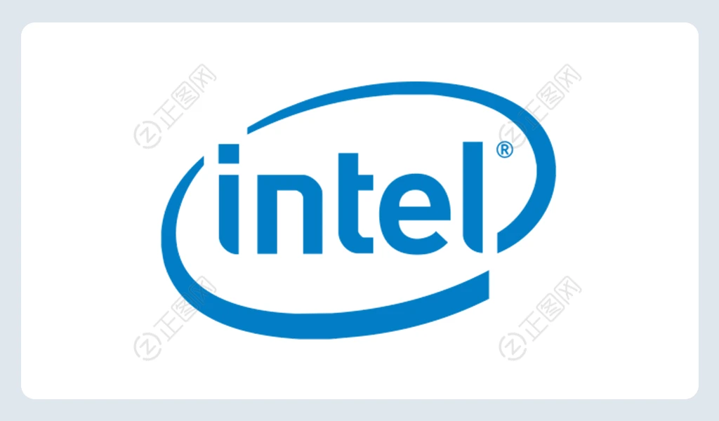 intel logo矢量图标下载