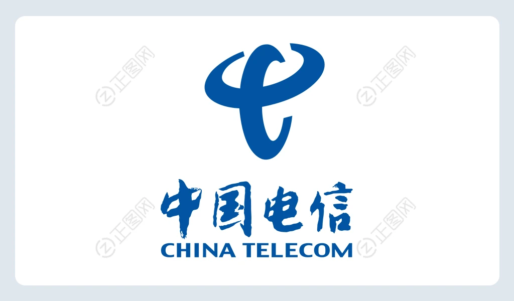 中国电信logo图标CDR矢量图下载 中国电信logo图标CDR矢量图下载