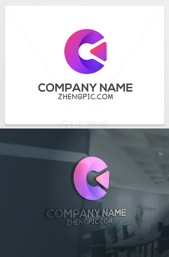 视频网站播放器logo设计