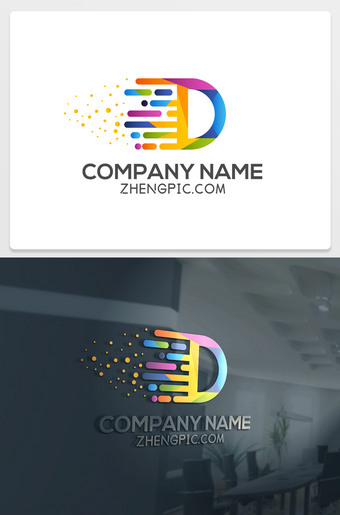 创意运动速度感Dlogo下载