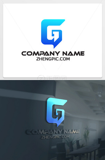 G字母logo标志设计素材
