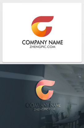 C字母logo设计素材