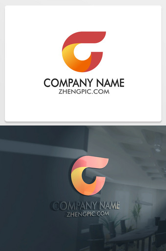 C字母logo设计素材