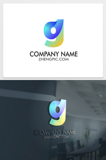 glogo设计g字母标志