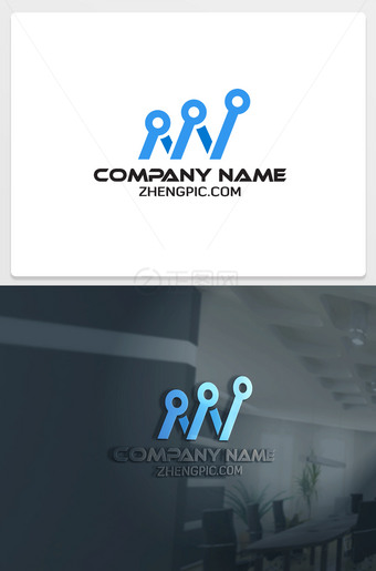 机械数据logo设计