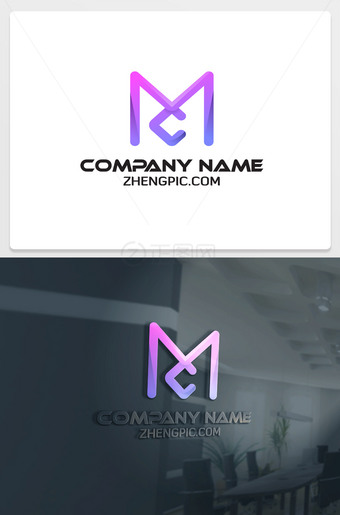 M造型applogo设计