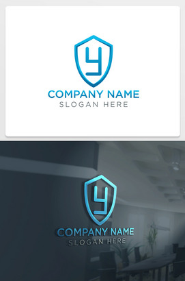 Y字母标志科技金融建筑教育服装LOGO设计