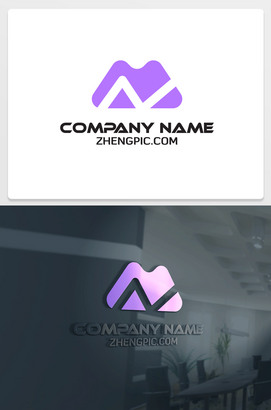 MN字母企业logo设计