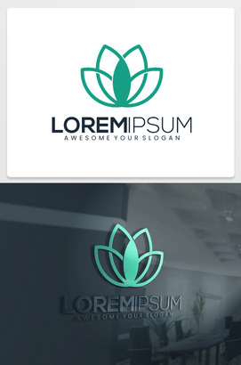莲花logo学校logo设计