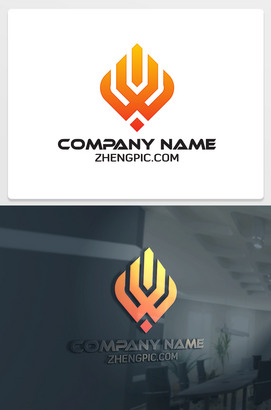 像火一样的传媒公司logo设计