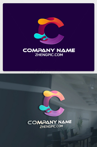 C造型标志logo设计