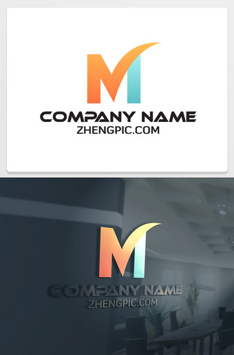 M字母标志m字母logo设计