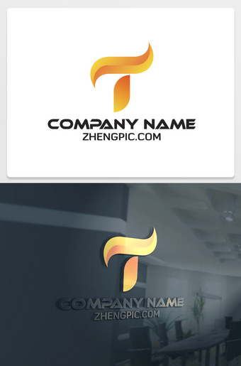 Tlogo设计T字母标志下载