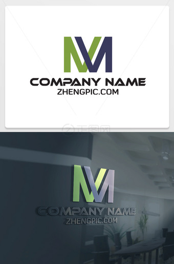 M字母logo设计m标志下载