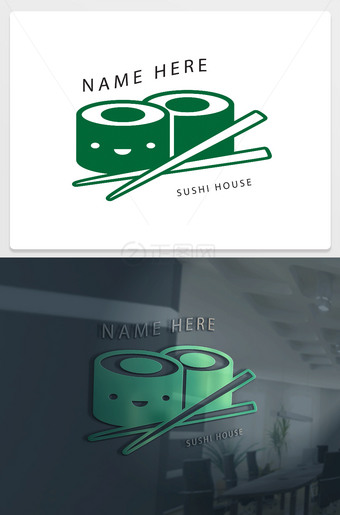 寿司logo设计图片