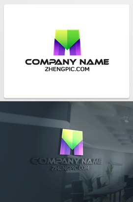 M字母logo设计M标志下载