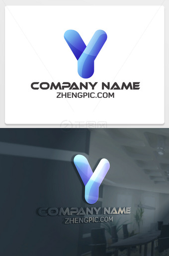 Y字母设计素材