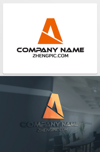 很有识别性的A标志logo设计
