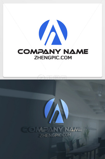 科技公司logo设计Alogo下载