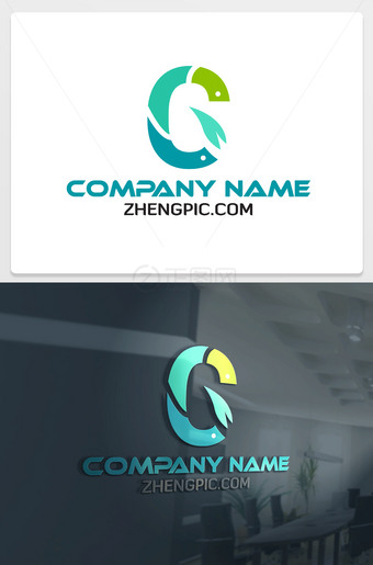 幼儿培训学校C字母logo设计