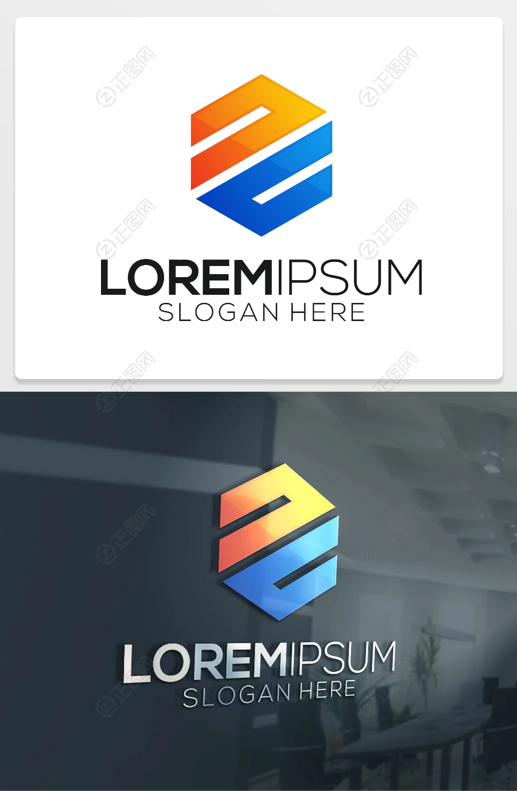 双色C字母logo设计 双色C字母logo设计