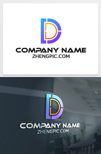 D字母设计