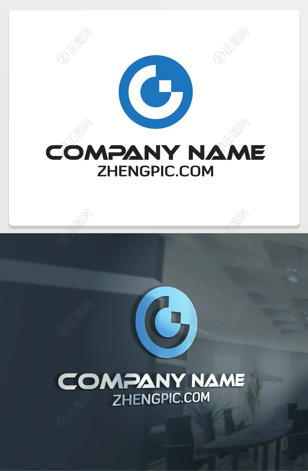 蓝色科技互联网IT公司logo设计 蓝色科技互联网IT公司logo设计