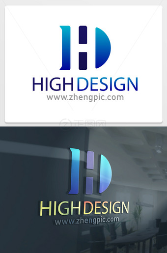 HD字母logo设计标志下载