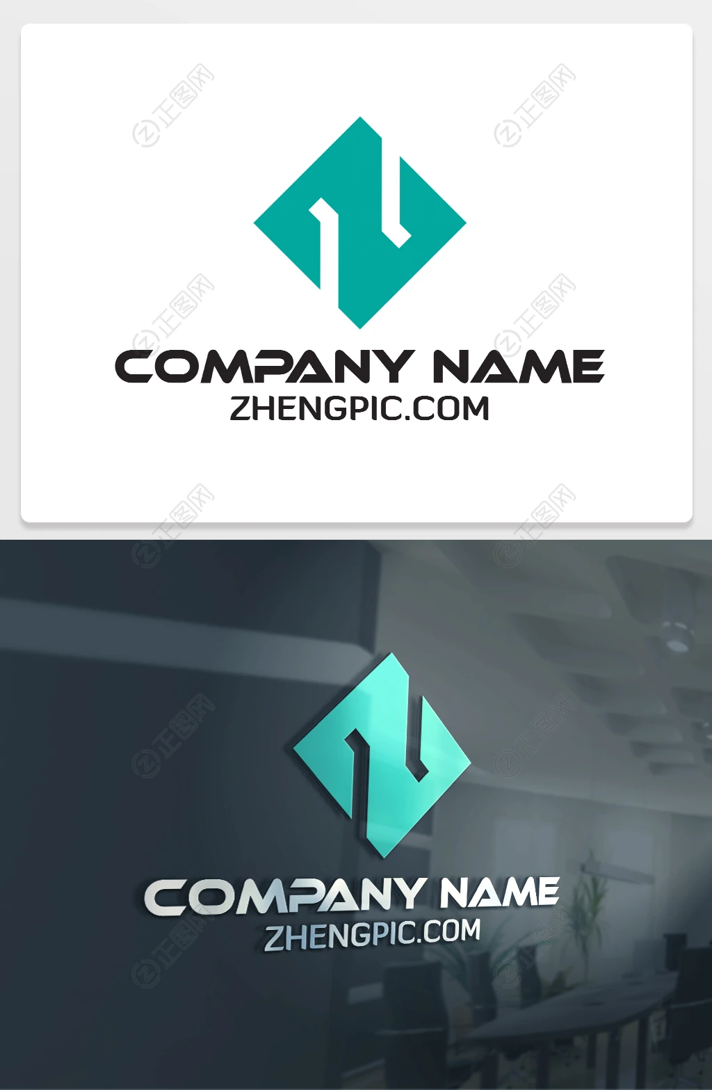 方形Zlogo图标设计 方形Zlogo图标设计