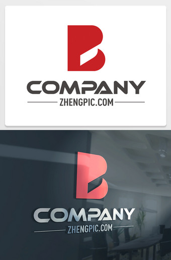 Blogo字母标志设计CDR矢量素材