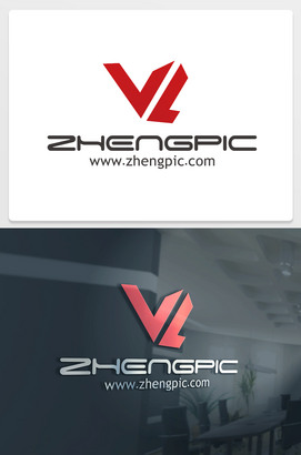 VL字母logo设计