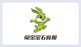 兔宝宝石膏板logo下载
