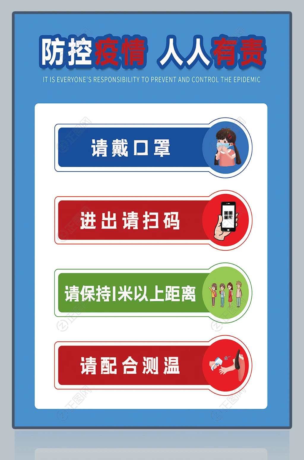 疫情防控指南海报 疫情防控指南海报