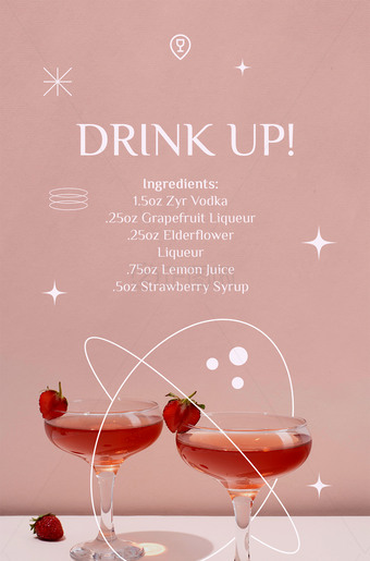 鸡尾酒海报