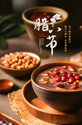 腊八节海报图片