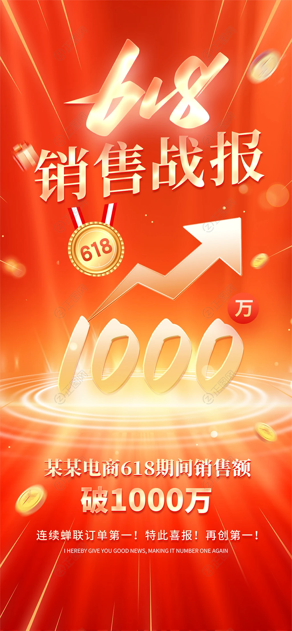 618销售战报图片 618销售战报图片