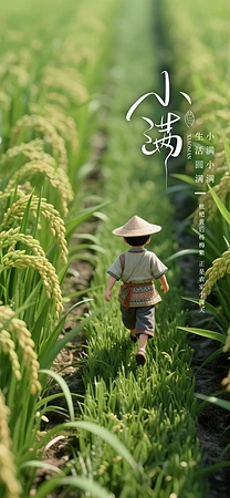 小满海报图片素材