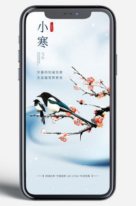 二十四节气小航海报新媒体图片