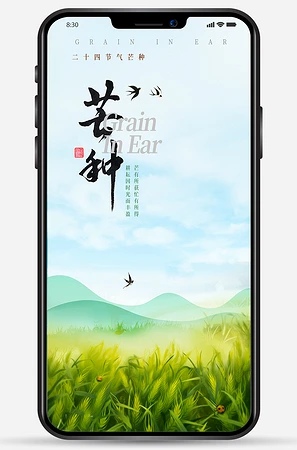 芒种微信海报朋友圈图片