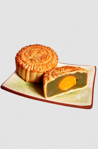 高清蛋黄月饼图片下载