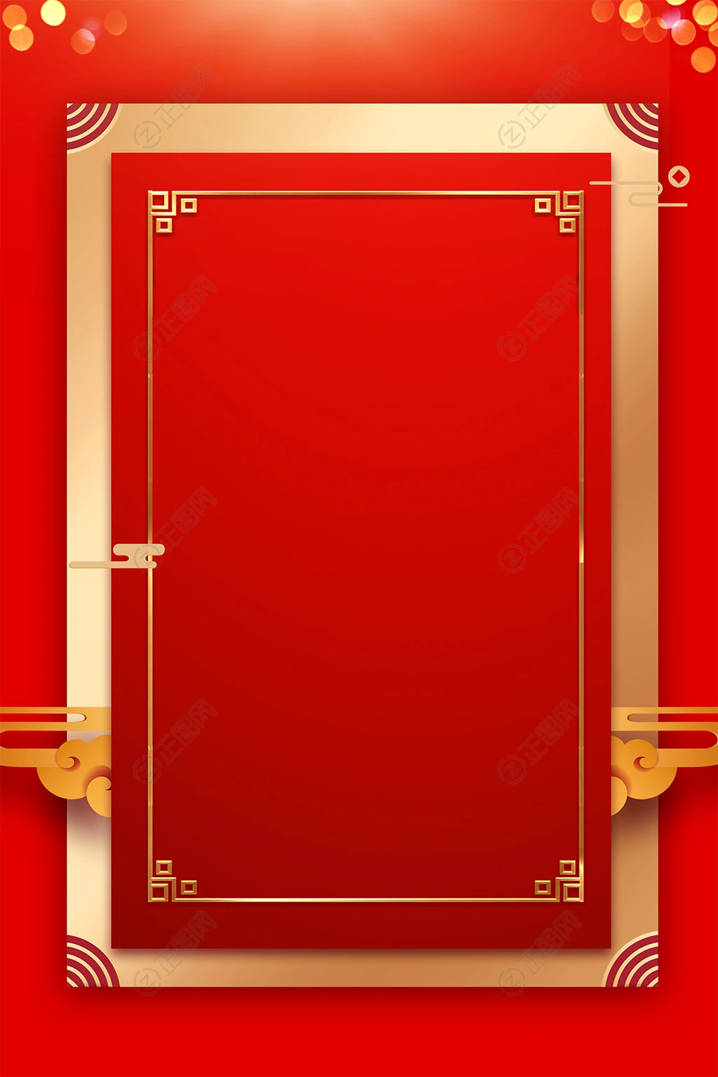 中国风节日海报红色背景 中国风节日海报红色背景