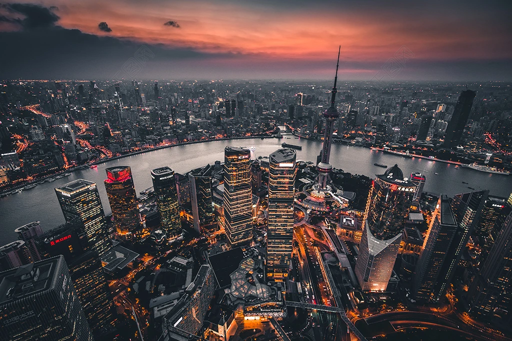 上海城市夜景图片