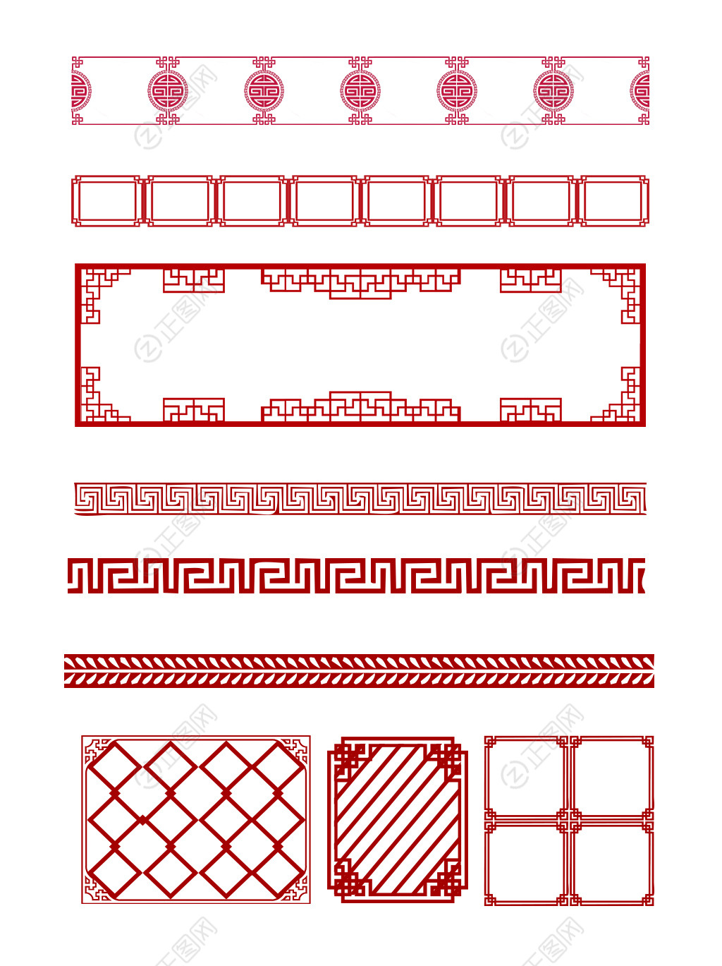 中国风传统边框素材