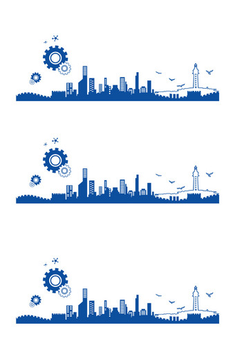 城市建筑矢量图
