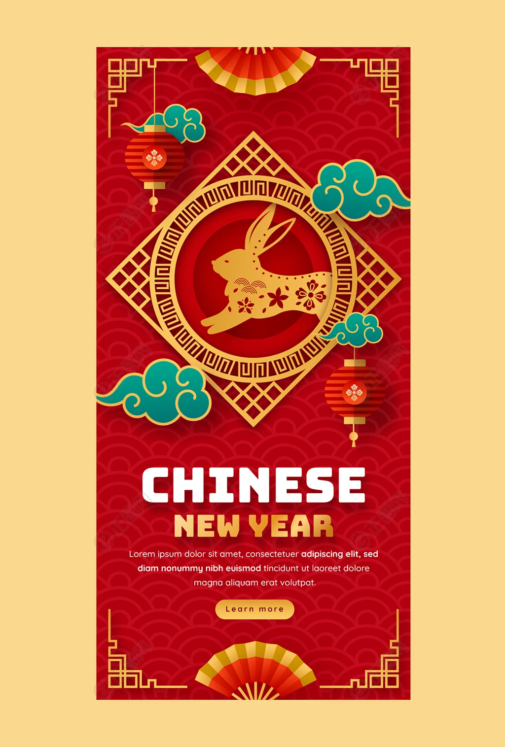 中国年海报矢量图片 中国年海报矢量图片